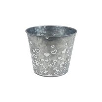 Květináč plechový K4274/1 - dia 12 x 10 cm