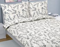 Povlečení krep na dvoudeku Béžová,Šedá,Červená 80/813