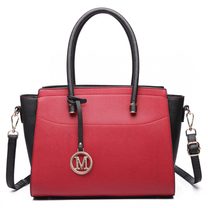 Moderní červeno-černá kabelka Miss Lulu