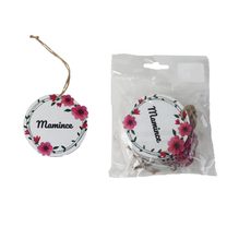 Dekorace k zavěšení MAMINCE, 10 KS d7592 - 7 cm