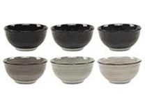 Keramická miska, 6 ks 371508 - dia 12×6 cm