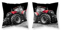 Povlak na polštářek Traktor red micro Polyester, 40/40 cm