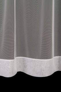 Voálová záclona s kovovými očky 160x300 cm