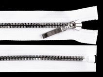 Kostěný zip šíře 5 mm délka 80 cm kostičky