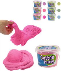 Cotton putty 500gr magická hmota tvarovací písek v kelímku 6 barev