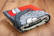 Fleece deka Paw Patrol grey Polyester, 130/160 cm