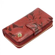 Eslee praktická růžová matná dámská peněženka