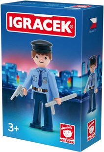 IGRÁČEK Dopravní policista s doplňky v krabičce