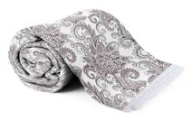Fleece deka s beránkem ornamenty béžová Polyester, 150/200 cm