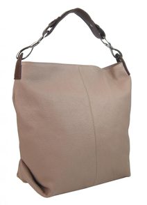 Moderní velká crossbody kabelka 74-MH koňaková hnědá