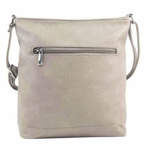 TESSRA Velká červená crossbody dámská kabelka D5580