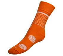 Ponožky Volejbal - 43-46 oranžová