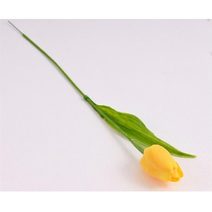 Umělý tulipán žlutý 371309-02 - 4 x 5 x 43 cm