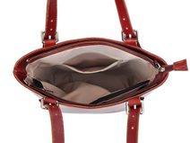 MiaMore Kožená crossbody dámská kabelka se třemi oddíly tmavě modrá