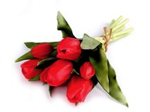 Umělá kytice tulipánů