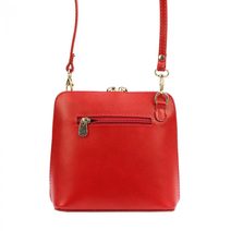 TESSRA Velká červená crossbody dámská kabelka D5580