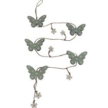 Girlanda s motýly D4780 - 8.3 × 5,5 x 0.5 / 105 cm