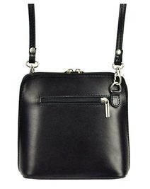 TESSRA Velká tmavě šedá crossbody dámská kabelka D5580