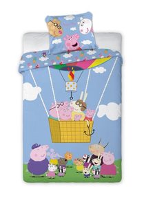 Povlečení Peppa Pig balón 140/200, 70/90