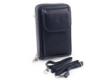 Peněženka s kapsou na mobil přes rameno crossbody 11x18cm