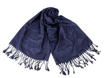 Šála typu pashmina s třásněmi 65x170 cm