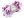 Pletací příze Alize Puffy color 100 g (16 (5923) fialová orchidej)