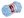 Pletací žinylková příze Chenille 100 g (6 (549) modrá pomněnková)