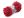 Pletací příze Alize Puffy Fine 100 g (18 (56) červená)