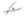 Pružinové nůžky / cvakačky Fiskars délka 16 cm (šedá světlá)