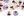 Knoflík dětský velikost 24" princezna BALENÍ 20 ks (1 (4160) bílá fialová)