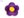 Nažehlovačka vyšívaný květ (10 fialová purpura)