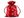 Střední Vánoční Dárkový Pytlík - Rozměry 13x18 cm (1 červená)