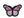Nažehlovačka motýl (3 růžová střední)