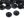 Knoflík s jemnou patinou velikost 24", 32", 36", 40 20 kusů (4 (32") černá)