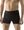 Eco Bamboo Pánské boxerky s delší nohavičkou (černá - XL/XXL)