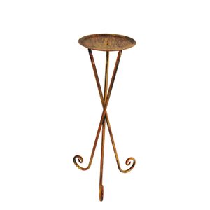 Svícen kovový K1006 - 15 x 15 x 45 cm