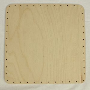 překližka tl.4 mm, čtverec 24x24 cm s otvory 22P2424C - 24x24 cm