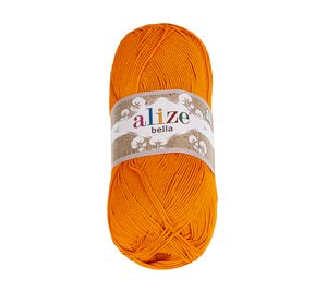 Příze BELLA Oranžová 83 100g / 360 m