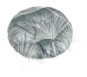 Sedák Adéla prošívaný kulatý Šedá,Bílá 62/234 průměr 40 cm