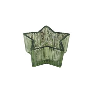 Dekorační svícen hvězda S0509/1 - 8×0×3 cm