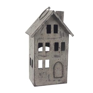 Dekorační svícen domek K4422/1 - 18 × 10.5 × 7.5 cm