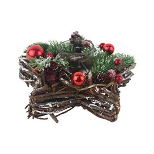 Svícen hvězda na jednu svíčku P2299 - 20 cm