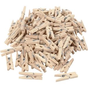 Dřevěný kolíček přírodní 30 mm, 20 kusů