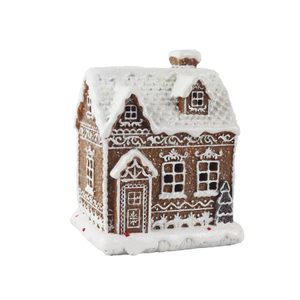 Dekorace perníčkový domeček svítící X7398 - 17 cm