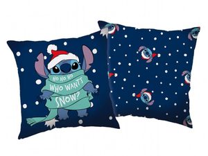Polštářek Stitch Snow Xmas 40x40 cm