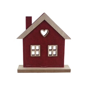Dekorace domeček X5999-08 - 14 × 4 × 16 cm