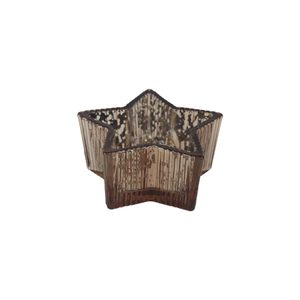 Dekorační svícen hvězda S0508/1 - 8×0×3 cm