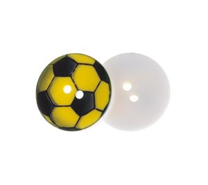Knoflík - sada 6 ks Žlutá 349892JJ průměr 15 mm