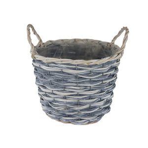 Obal šedý s plastem P2030/4 - dia 26 × 20 cm