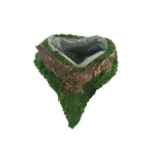 Dekorace k osázení srdce P2066/1 - 20,5 × 27 × 7,5 cm